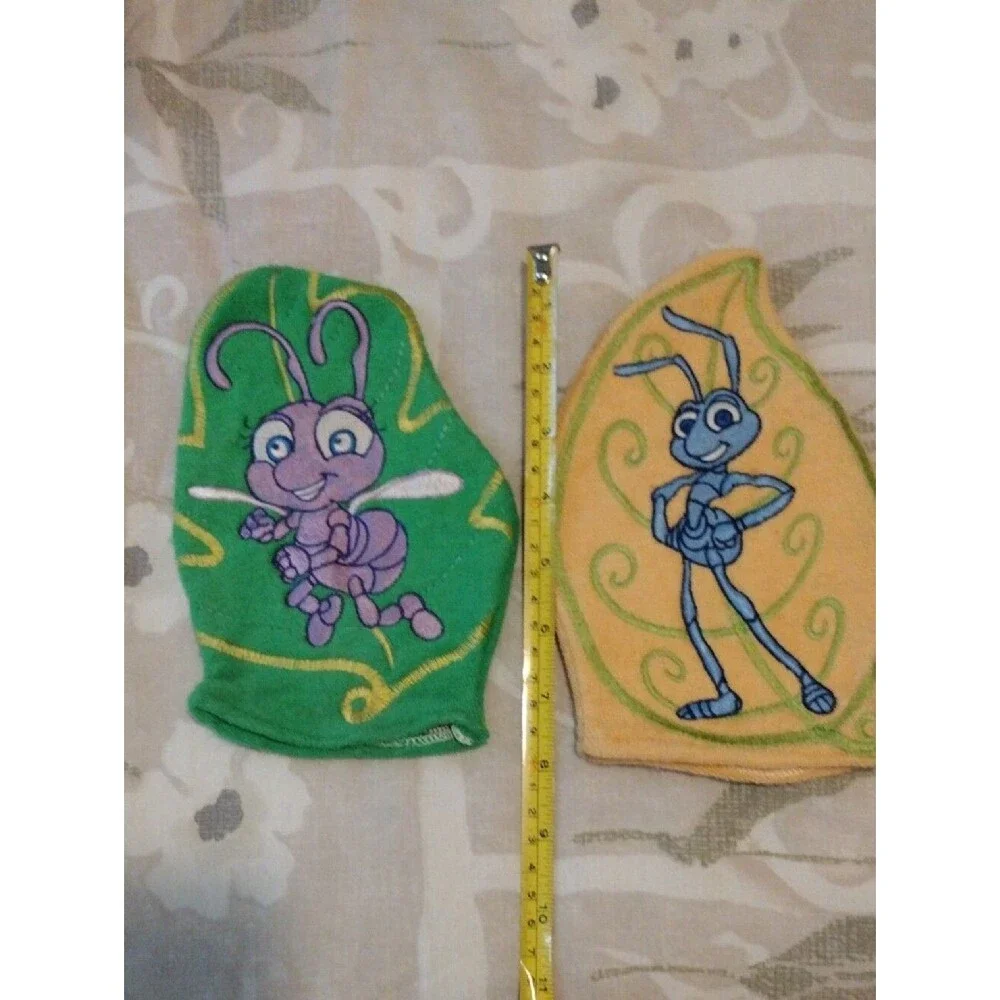 2 Kids Terry Cloth Bath Mittens Antz Movie Characters